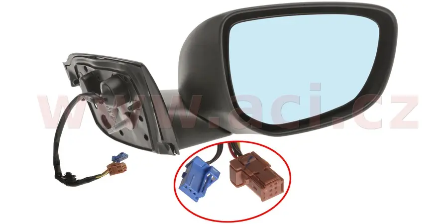 zpětné zrcátko el. provozované P