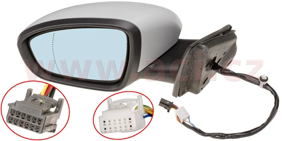 Vnější zpětné zrcátko VAN WEZEL 4407817