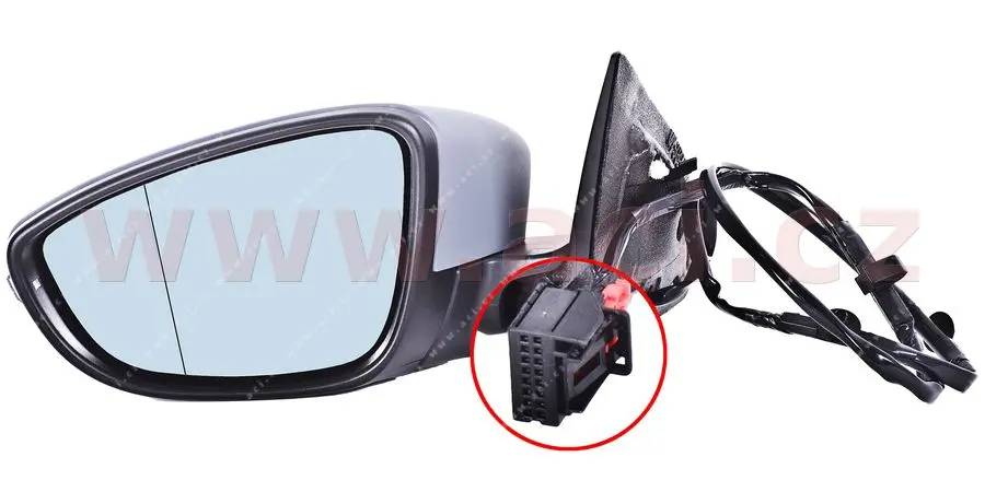 Vnější zpětné zrcátko VAN WEZEL 5849807