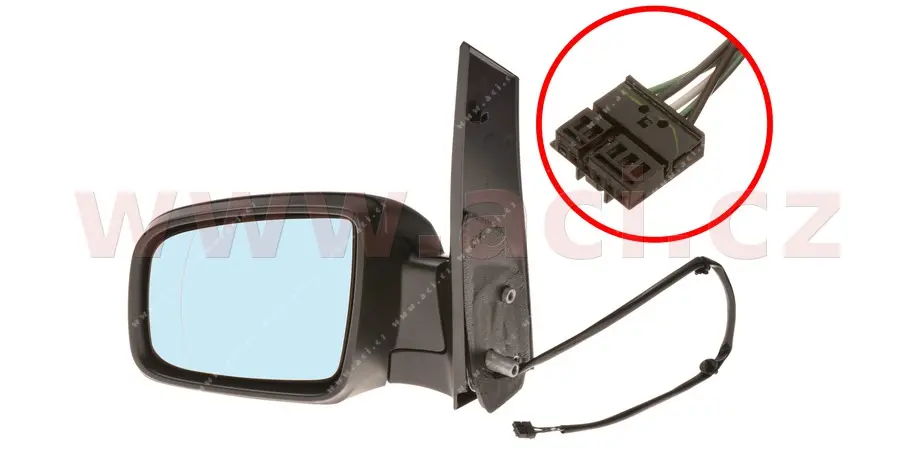 Vnější zpětné zrcátko VAN WEZEL 3081807