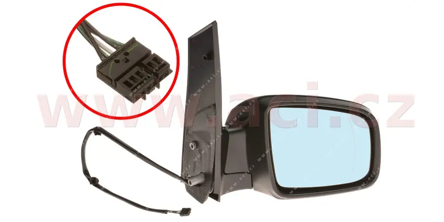 Vnější zpětné zrcátko VAN WEZEL 3081808