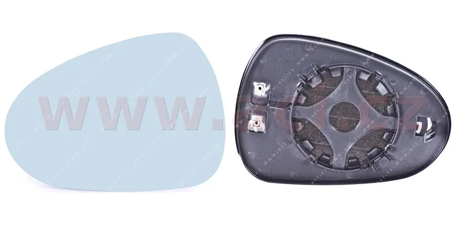 Sklo do zrcátka, vnější zrcátko VAN WEZEL 4940837