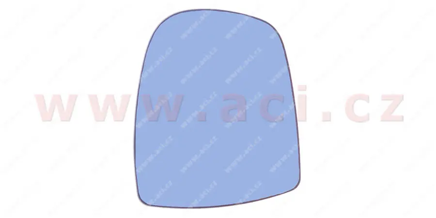 Sklo do zrcátka, vnější zrcátko VAN WEZEL 4394831
