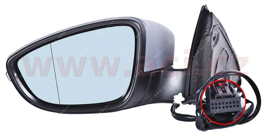 Vnější zpětné zrcátko VAN WEZEL 5740807