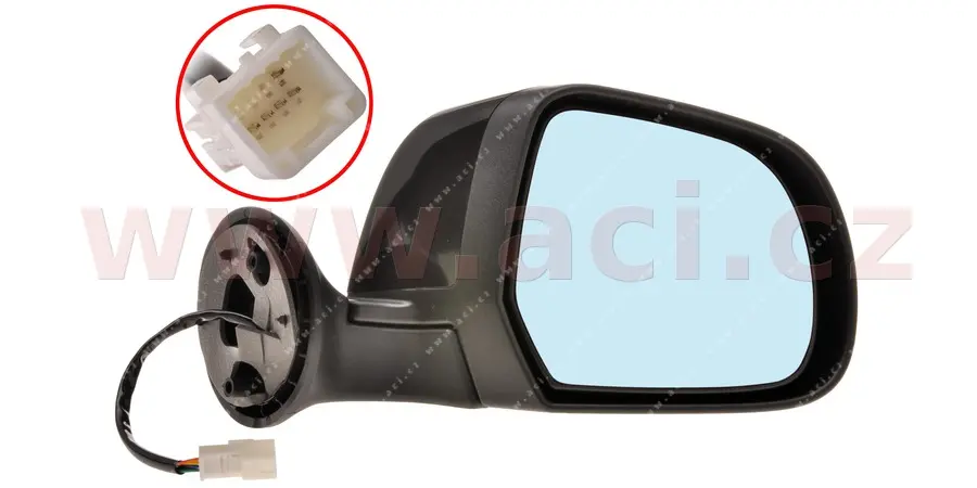 Vnější zpětné zrcátko VAN WEZEL 1555808