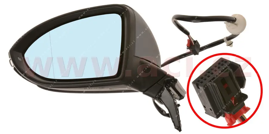 Vnější zpětné zrcátko VAN WEZEL 5766807