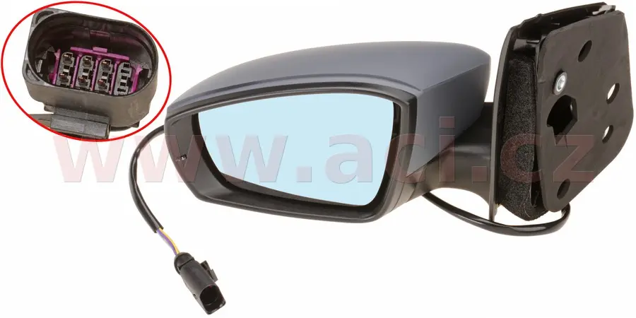 Vnější zpětné zrcátko VAN WEZEL 5702807