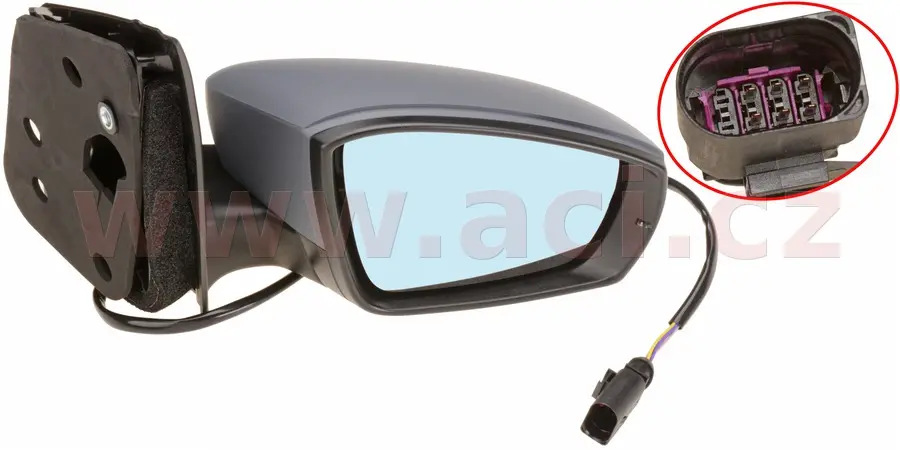 Vnější zpětné zrcátko VAN WEZEL 5702808