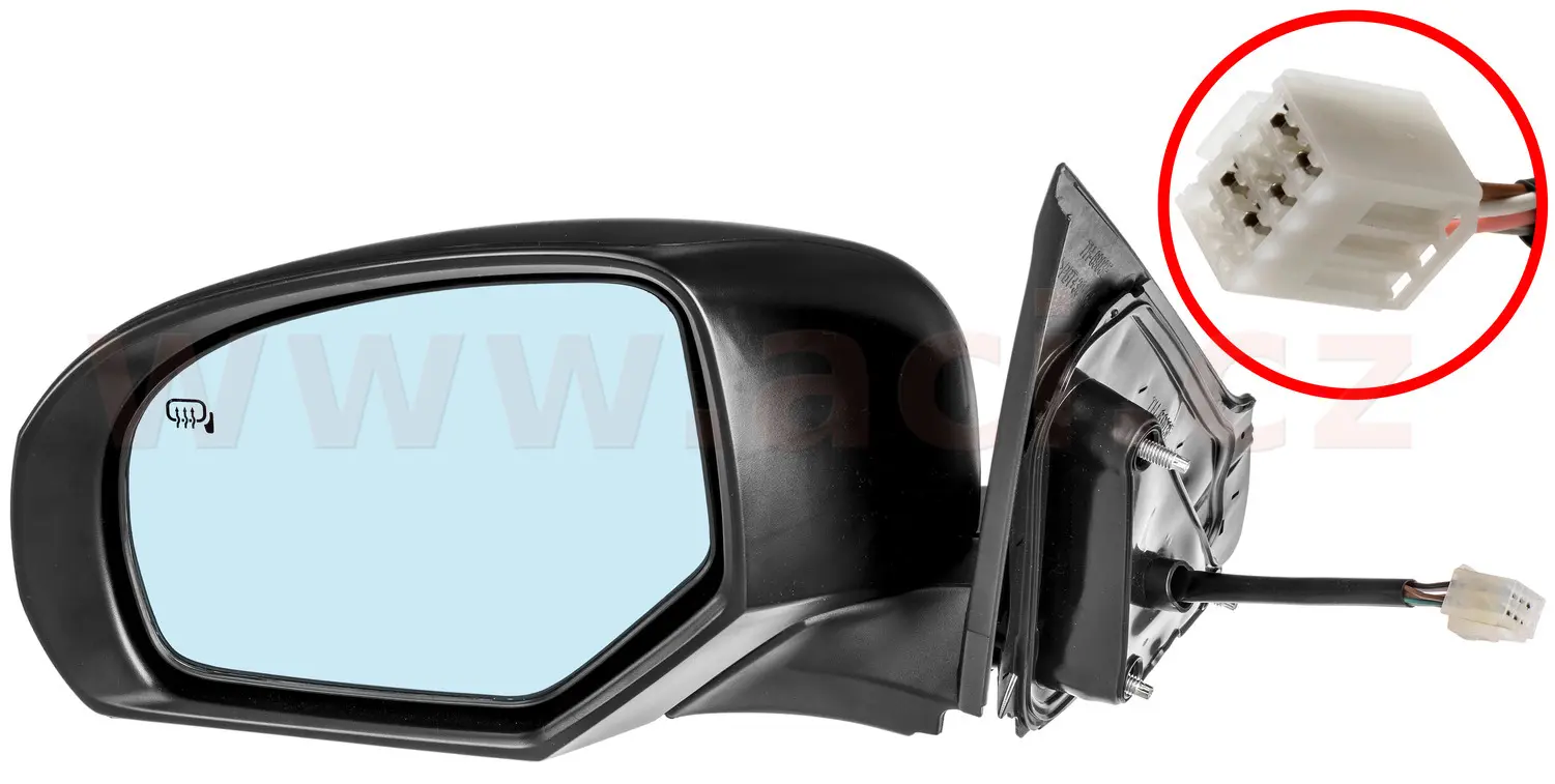 Vnější zpětné zrcátko VAN WEZEL 5223807