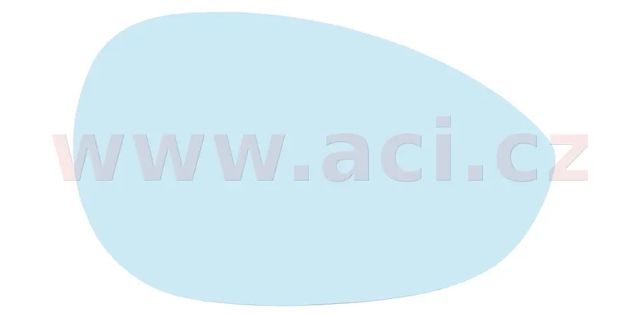 Sklo do zrcátka, vnější zrcátko VAN WEZEL 1624838