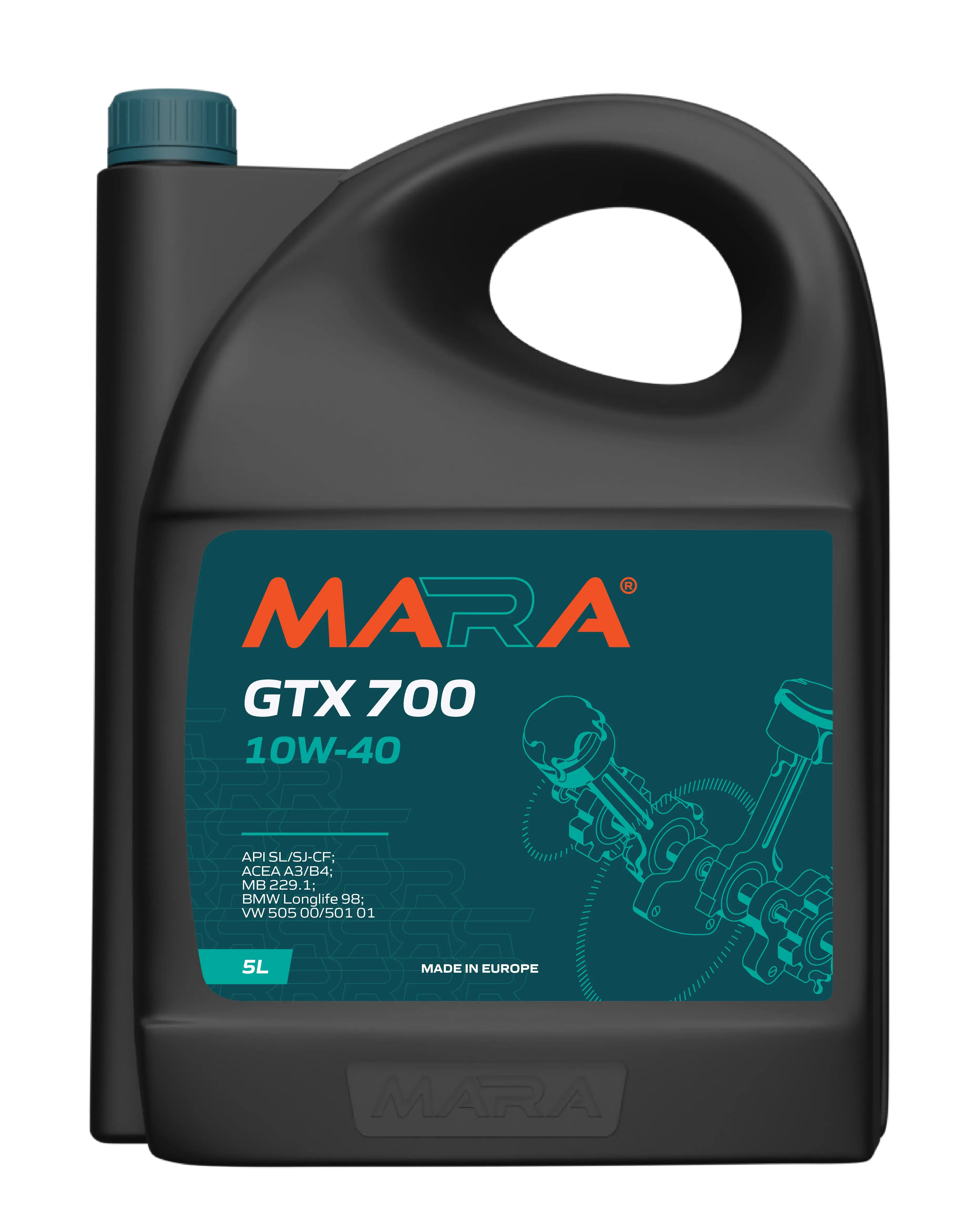 Motorový olej Mara GTX 700 10W-40 5L