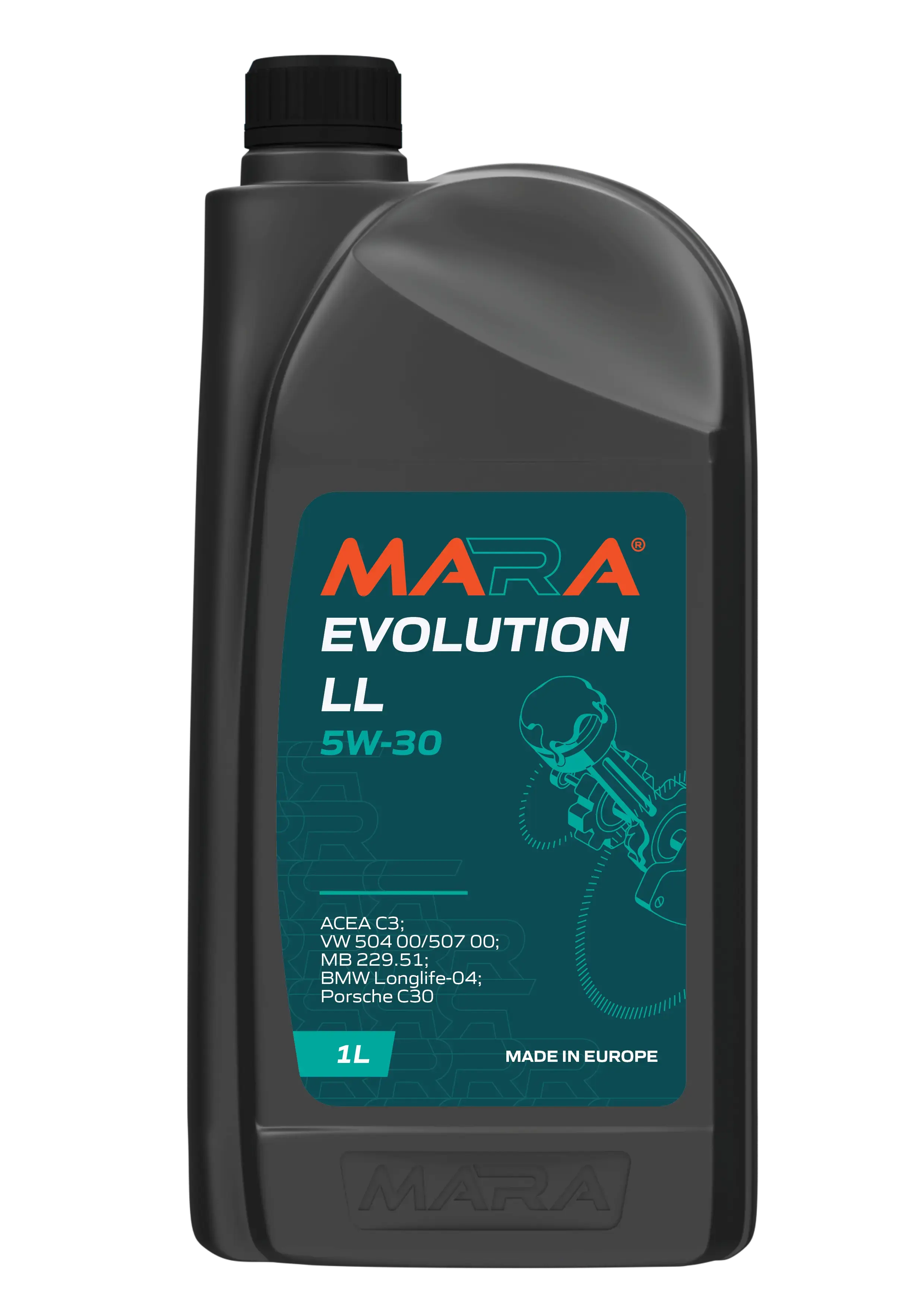 Motorový olej Mara Evolution LL 5W-30 1L