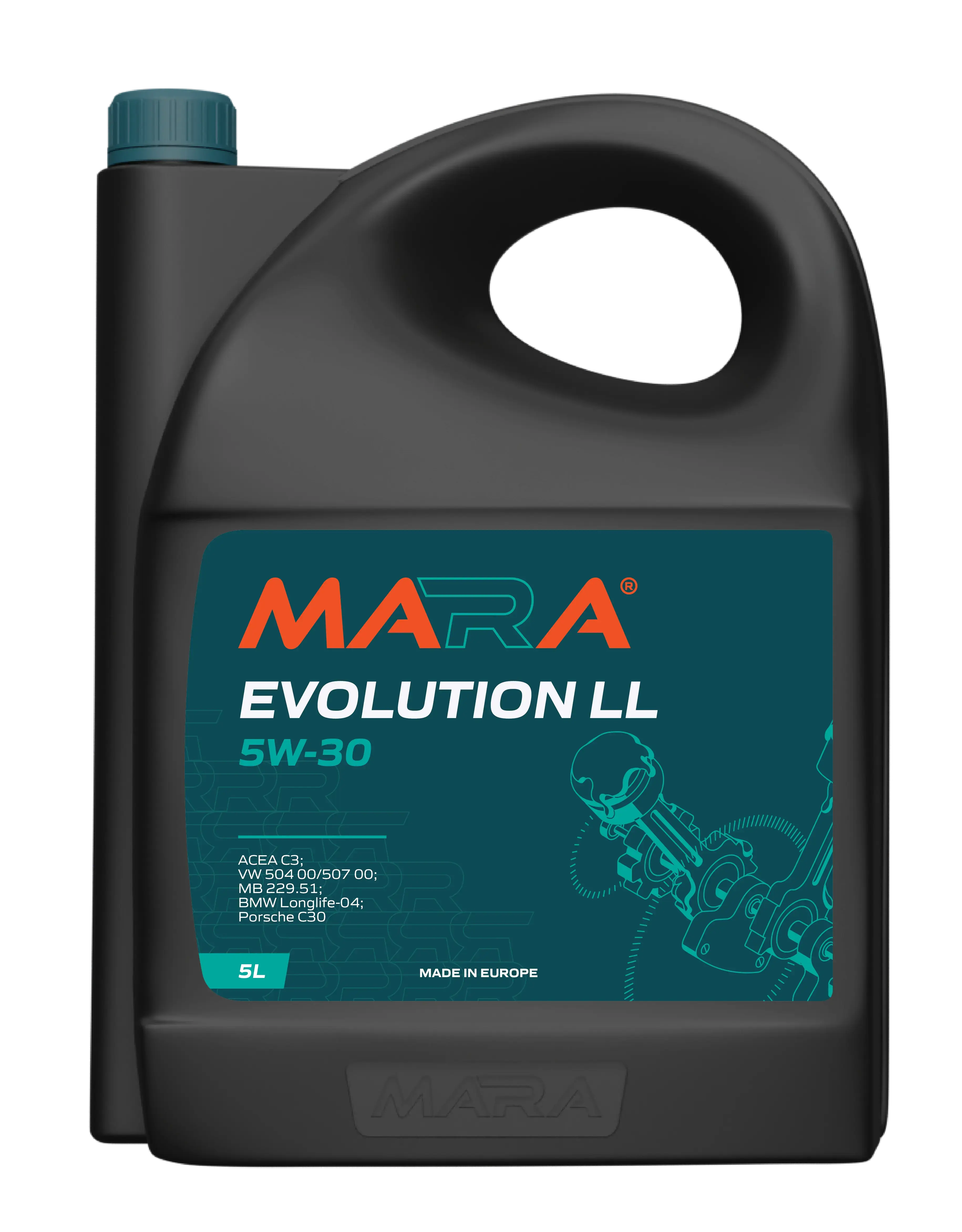 Motorový olej Mara Evolution LL 5W-30 5L