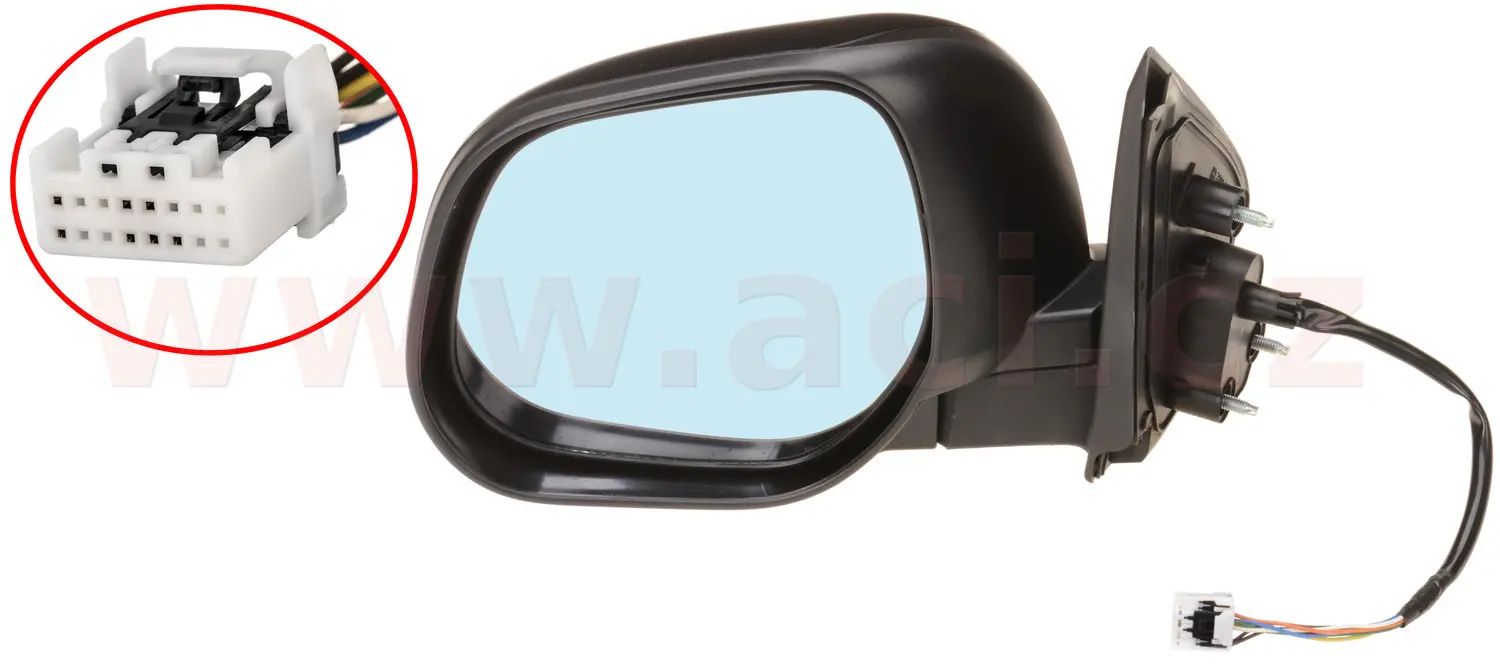 Vnější zpětné zrcátko VAN WEZEL 0990817