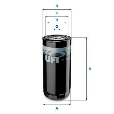 Olejový filtr UFI 23.106.01