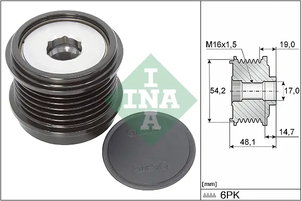 Předstihová spojka Schaeffler INA 535 0310 10