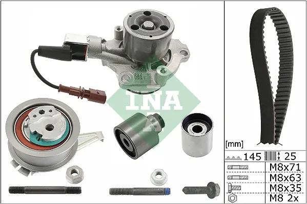 Vodní pumpa + sada ozubeného řemene Schaeffler INA 530 0650 30