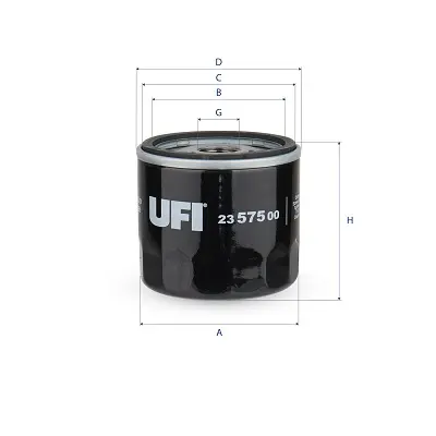 Olejový filtr UFI 23.575.00