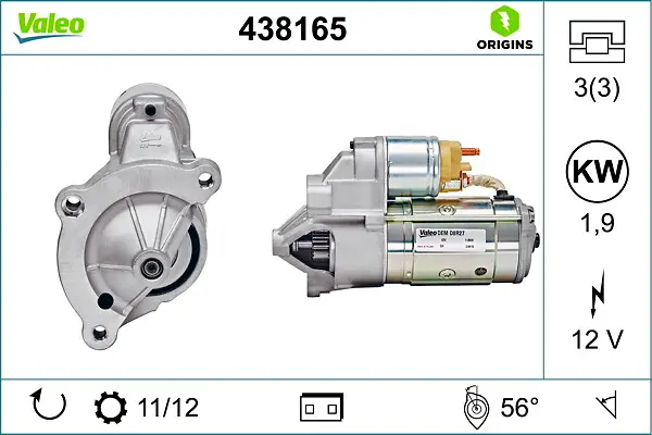 Startér VALEO 438165