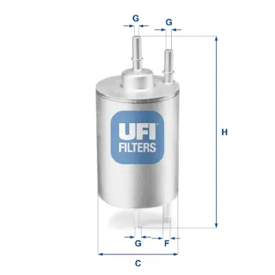 Palivový filtr UFI 31.958.00