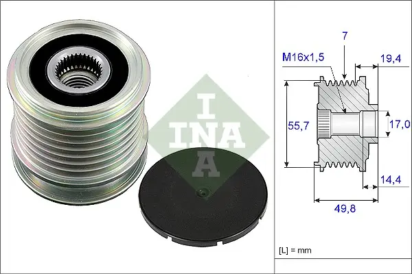 Předstihová spojka Schaeffler INA 535 0165 10