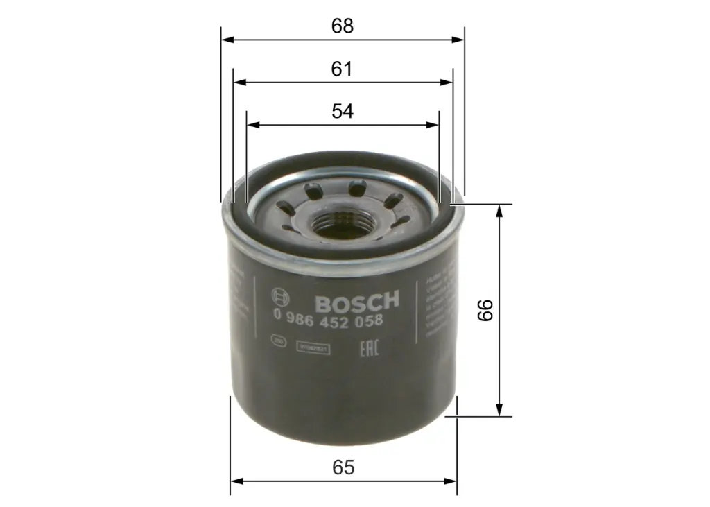 Olejový filtr BOSCH 0 986 452 058