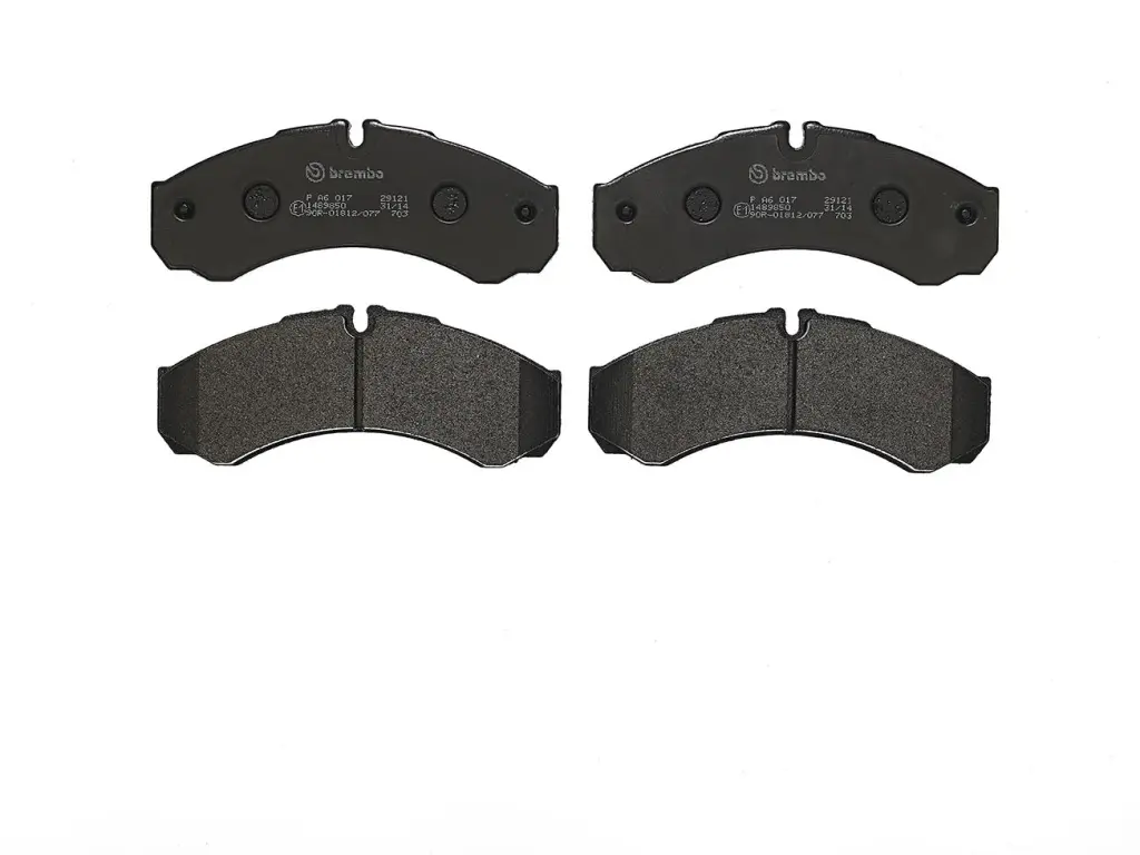 Sada brzdových destiček, kotoučová brzda BREMBO P A6 017
