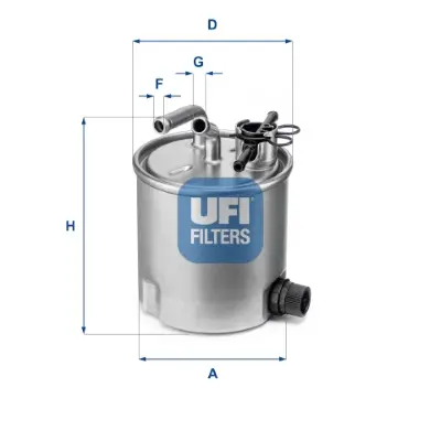 Palivový filtr UFI 55.394.00