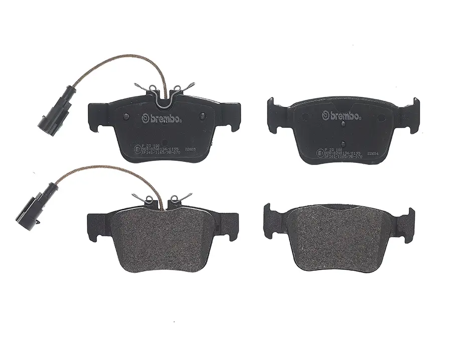 BREMBO Sada brzdových destiček, kotoučová brzda P23180