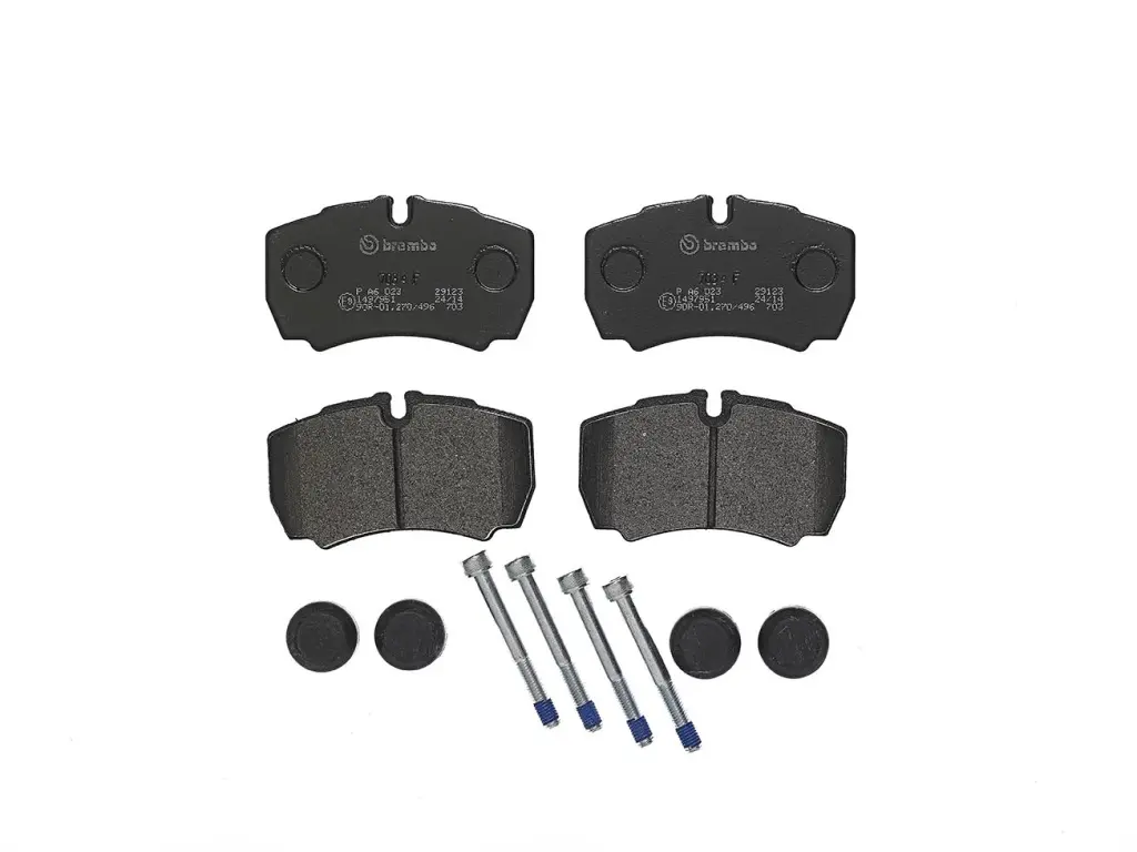 Sada brzdových destiček, kotoučová brzda BREMBO P A6 023
