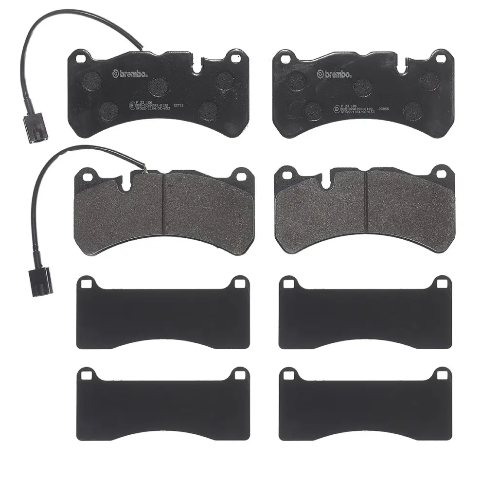 BREMBO Sada brzdových destiček, kotoučová brzda P 23 186-D