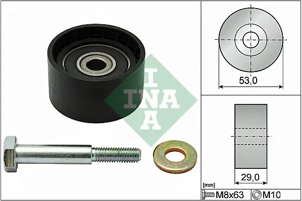 INA Vratná/vodicí kladka, ozubený řemen 532028710