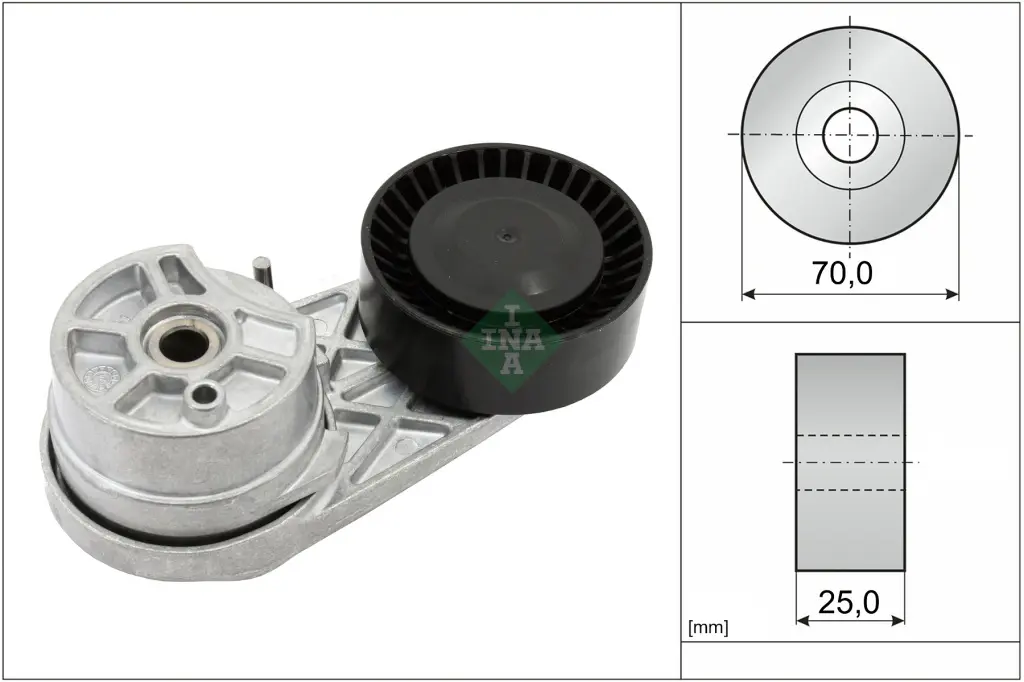 Napínák, žebrovaný klínový řemen Schaeffler INA 534 0727 10