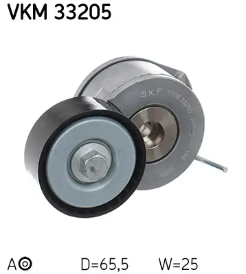 Napínák, žebrovaný klínový řemen SKF VKM 33205