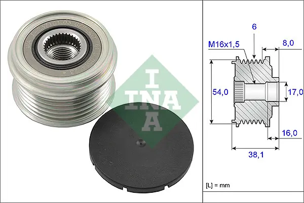 Předstihová spojka Schaeffler INA 535 0063 10