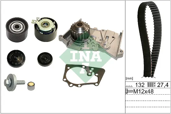 Vodní pumpa + sada ozubeného řemene Schaeffler INA 530 0640 30