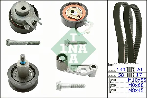 Sada rozvodového řemene Schaeffler INA 530 0089 10