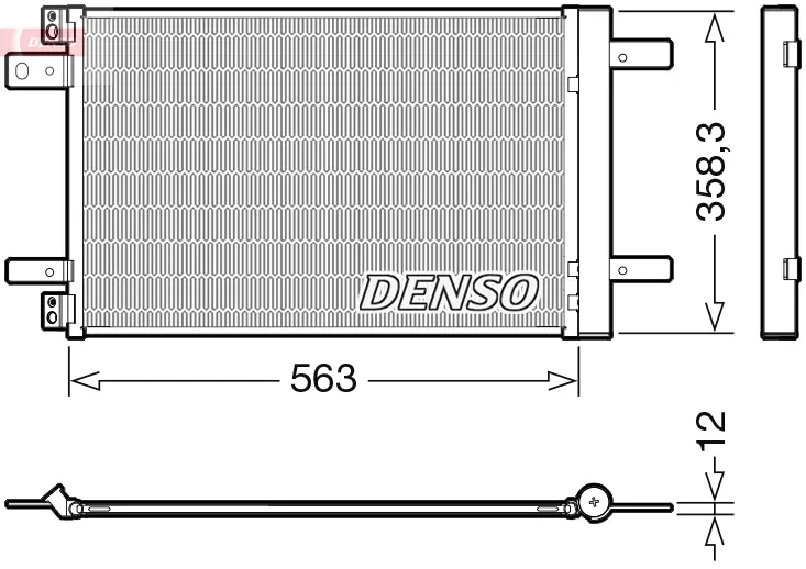DENSO Kondenzátor, klimatizace DCN21032