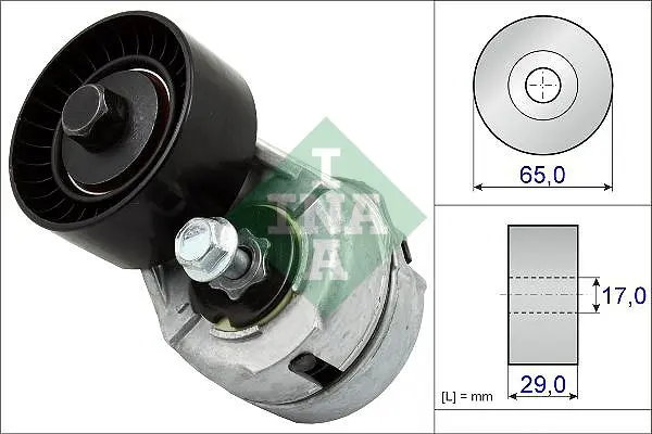 Napínák, žebrovaný klínový řemen Schaeffler INA 534 0109 20