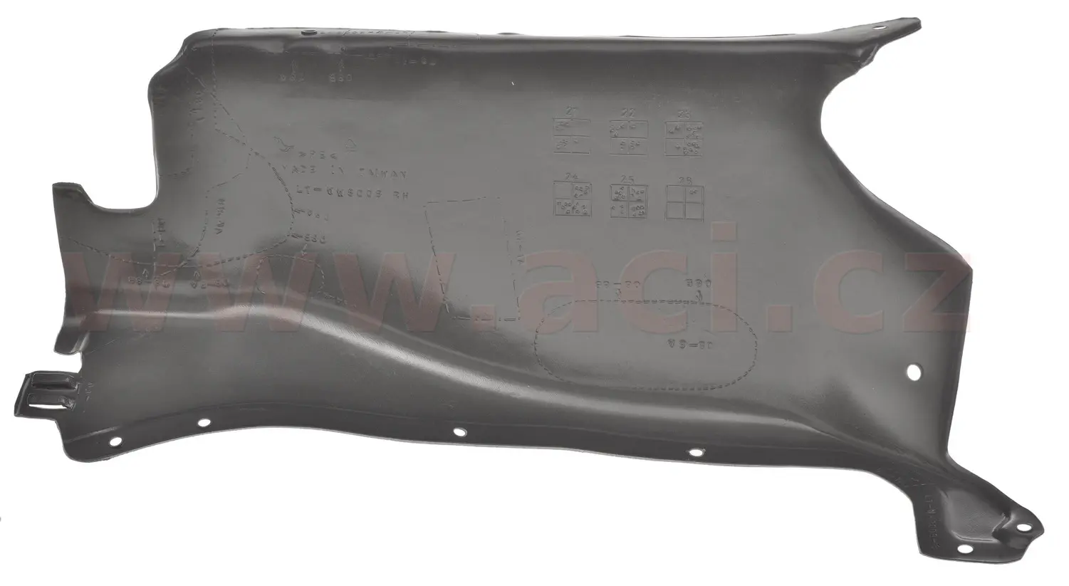 Izolace motorového prostoru VAN WEZEL 7620704