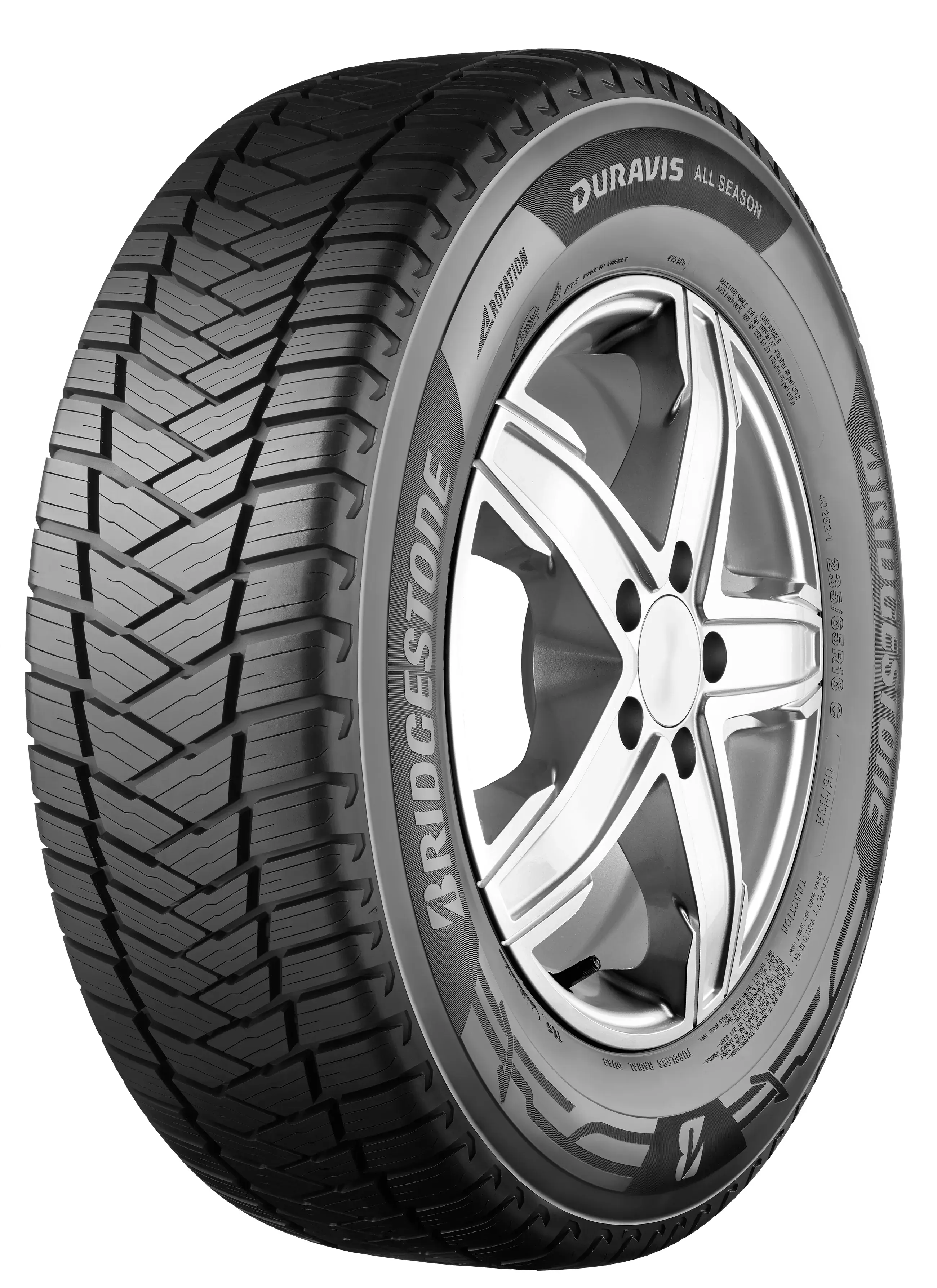 Bridgestone 195/75R16C 110R DURAVIS ALL SEASON (2023) TL