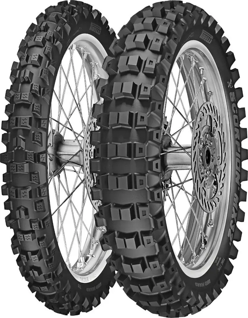 80/100R21 51M, Pirelli, SCORPION MX32 MID HARD F TT