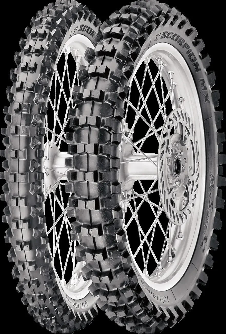 PIRELLI 110/90-19 SCORPION MX32 MID SOFT NHS 62M REAR DOT2025