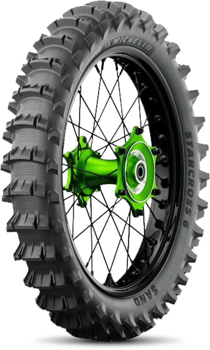 MICHELIN 100/90-19 STACR 6 SAND 57M R NHS TT DOT2025