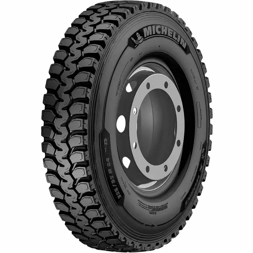MICHELIN 13R 22.5 156K TL X WORKS D2 HA / M+S / 3PMSF