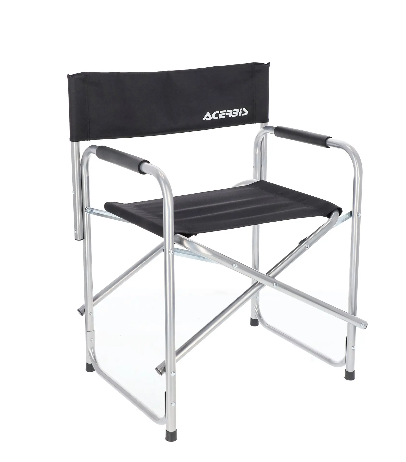 ACERBIS turistická kempingová skládací židle (do 100kg) (složená 48x80x16) (rozložená 48x80x59) barva černá nápis bílý ( )