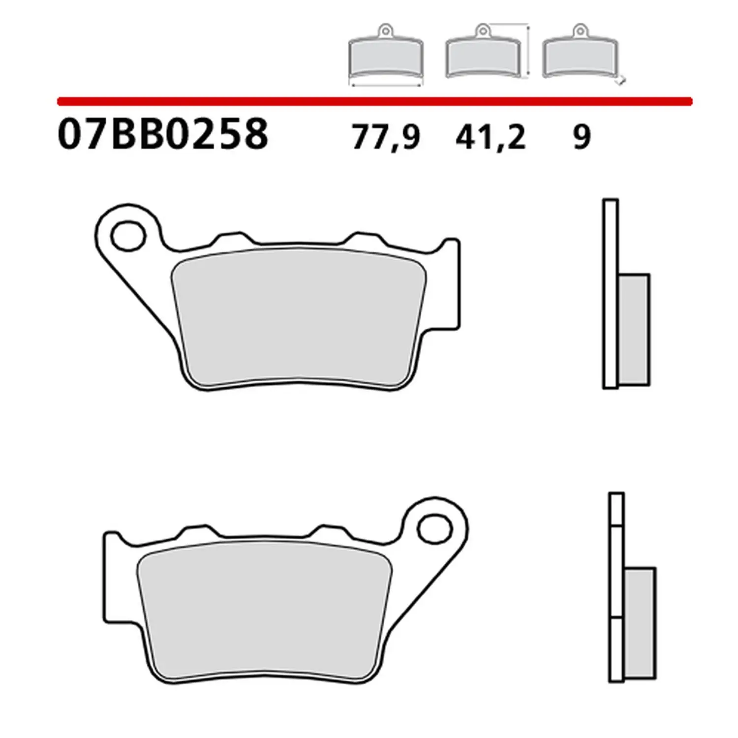 BREMBO brzdové destičky KH208 GENUINE SINTER (slinutý kov směs OEM) přední/zadní ( )