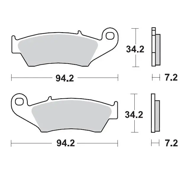 MOTO-MASTER brzdové destičky KH185 / KH389 sintrované METAL ENDURO: 21 (NITRO) BETA RR 2T 125/200 19-, RR 2T 250/300 13-, RR 4T 350/390 11-21, RR 4T