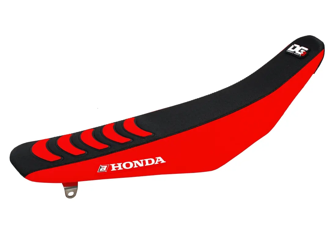 BLACKBIRD potah sedla HONDA CRF 250R 14-17, CRF 450R 13-16 DOUBLE GRIP 3 barva černá/červená ( )