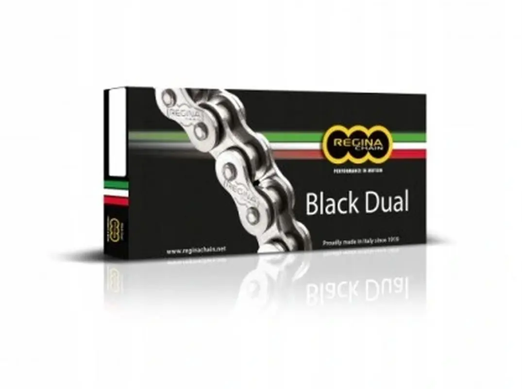 REGINA hnací řetěz 520ZRA (120 článků) Z-RING DUAL do 600ccm černý včetně spojek (135ZRA/1011) ( )